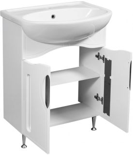 Тумба под раковину Stella Polar Сильва 60см белый SP-00000203